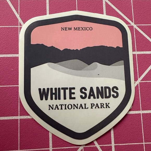 💜13/$13 +Bundle Sticker Sale | Travel White Sands New Mexico Waterproof Sticker - Picture 1 of 5
